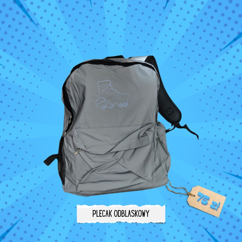 Odblaskowy plecak Rollschool